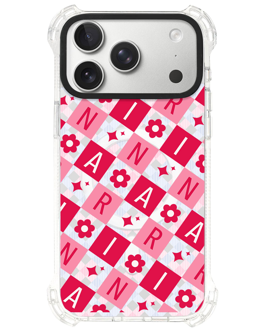 iPhone Rearguard UltimateS⁴ - CUSTOM MONOGRAM 3.0 Flower Grid 1.0