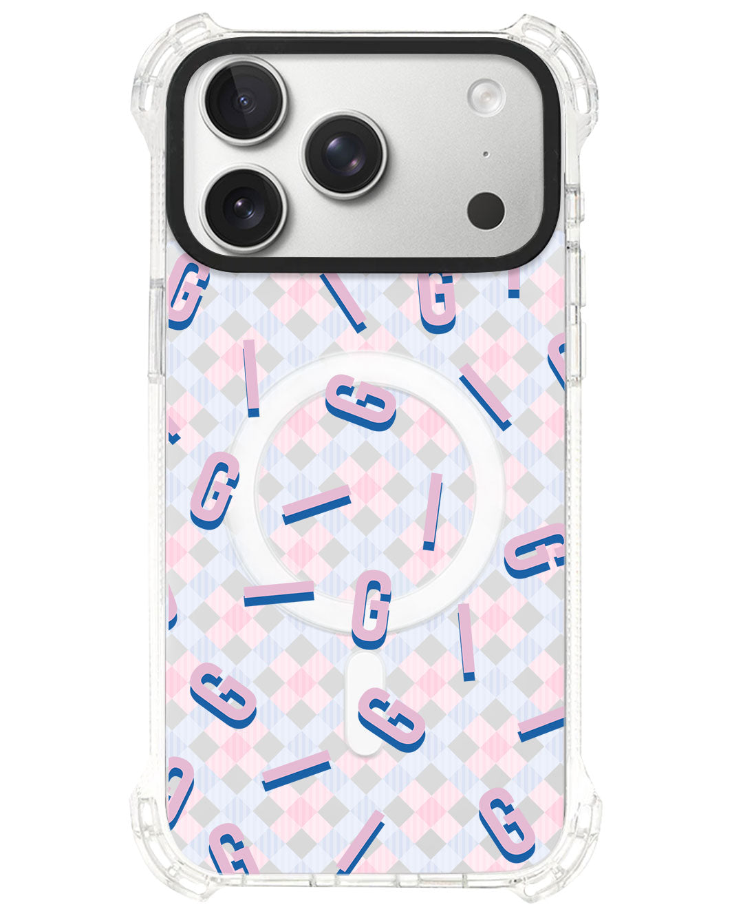 iPhone Rearguard UltimateS⁴ - CUSTOM MONOGRAM 1.0 Cotton Candy