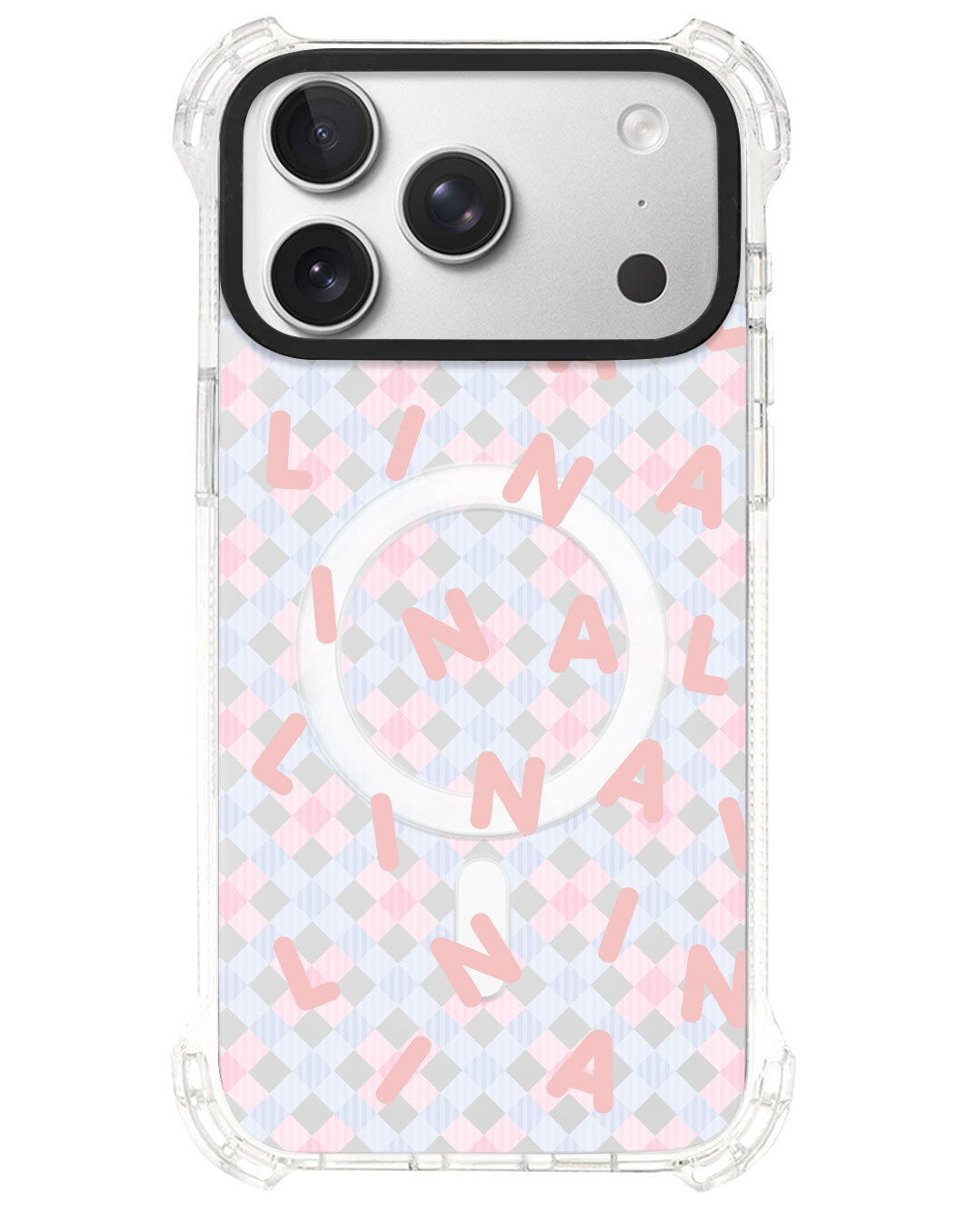 iPhone Rearguard UltimateS⁴ - CUSTOM MONOGRAM 2.0 Rosewater