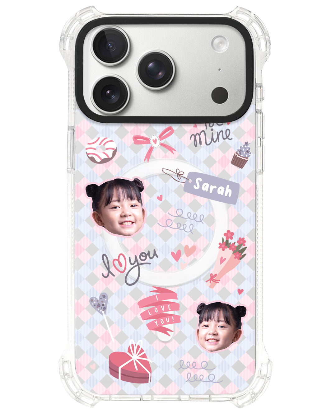 iPhone Rearguard UltimateS⁴ - Face Grid Lovely