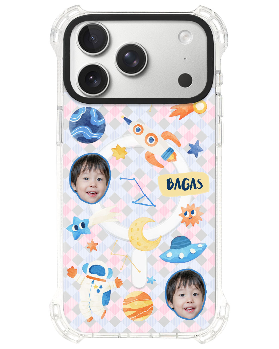 iPhone Rearguard UltimateS⁴ - Face Grid Astronaut