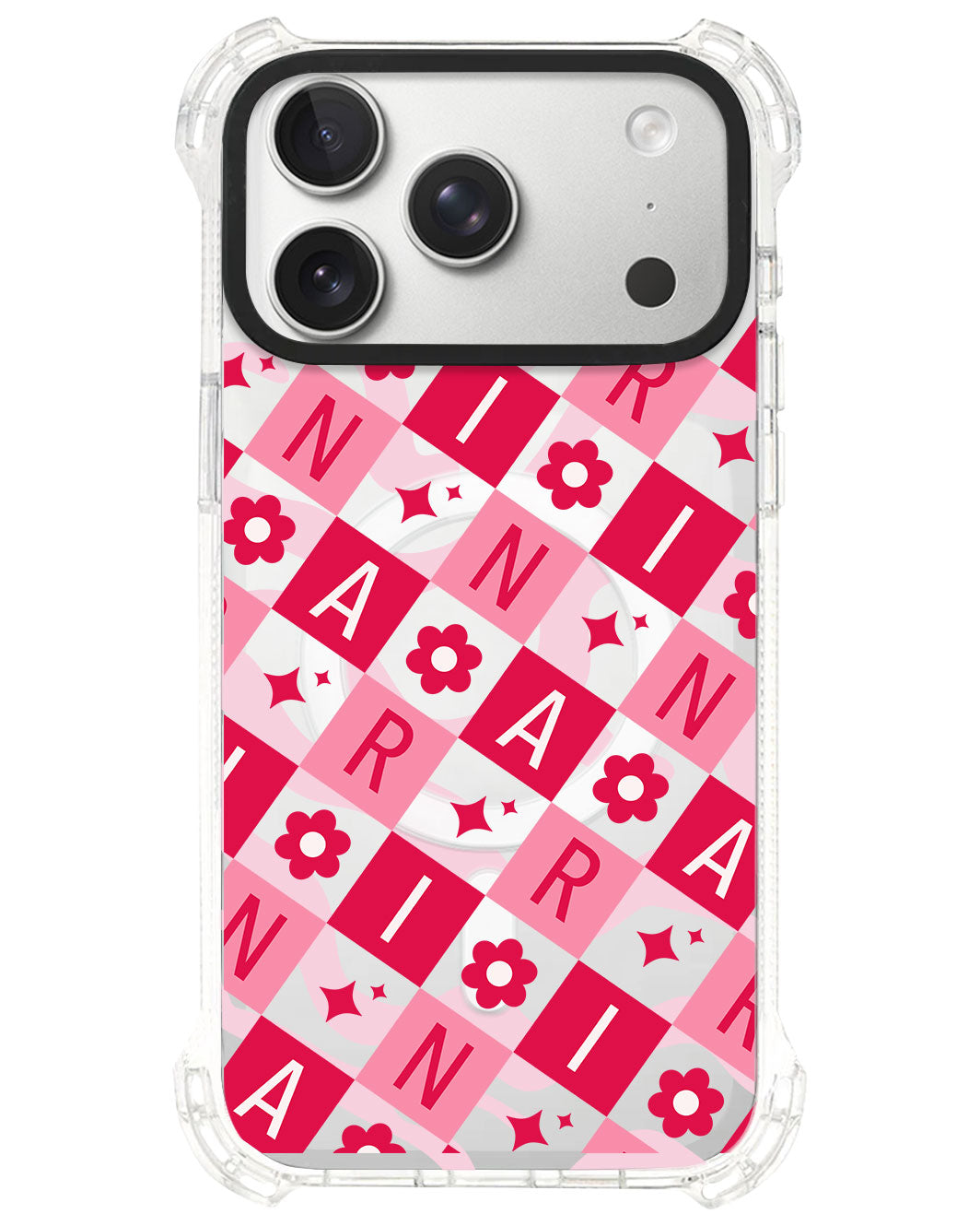 iPhone Rearguard UltimateS⁴ - CUSTOM MONOGRAM 3.0 Flower Grid 1.0