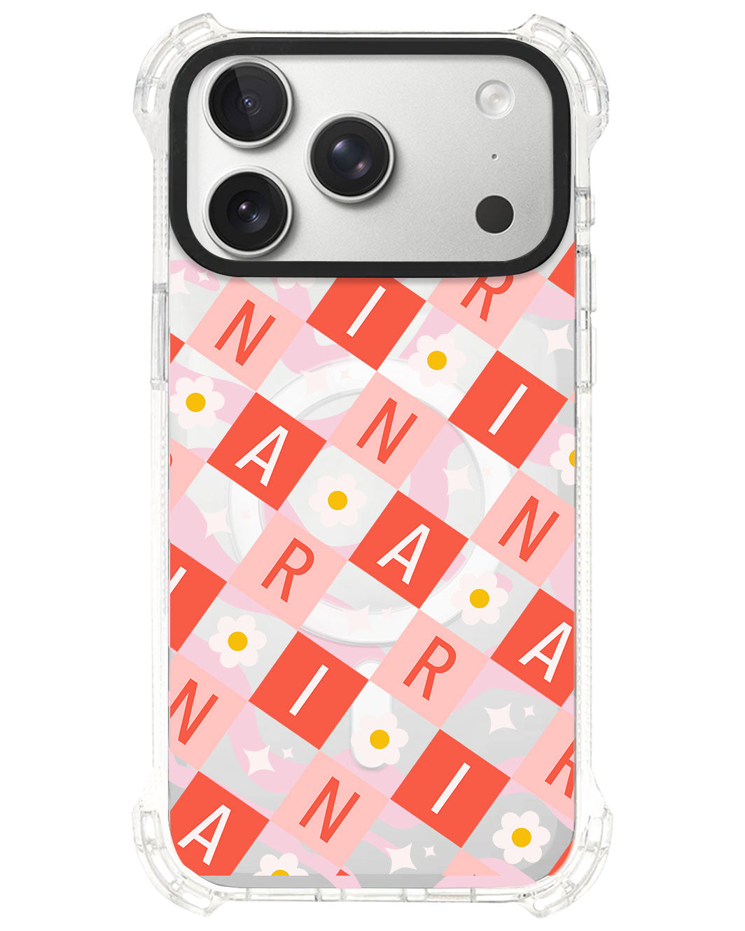 iPhone Rearguard UltimateS⁴ - CUSTOM MONOGRAM 3.0 Flower Grid 2.0