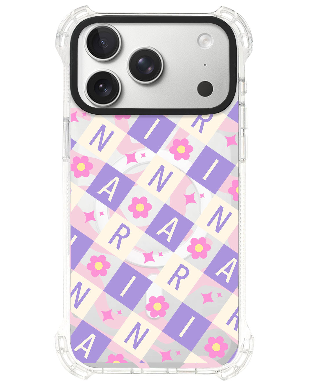 iPhone Rearguard UltimateS⁴ - CUSTOM MONOGRAM 3.0 Flower Grid 3.0