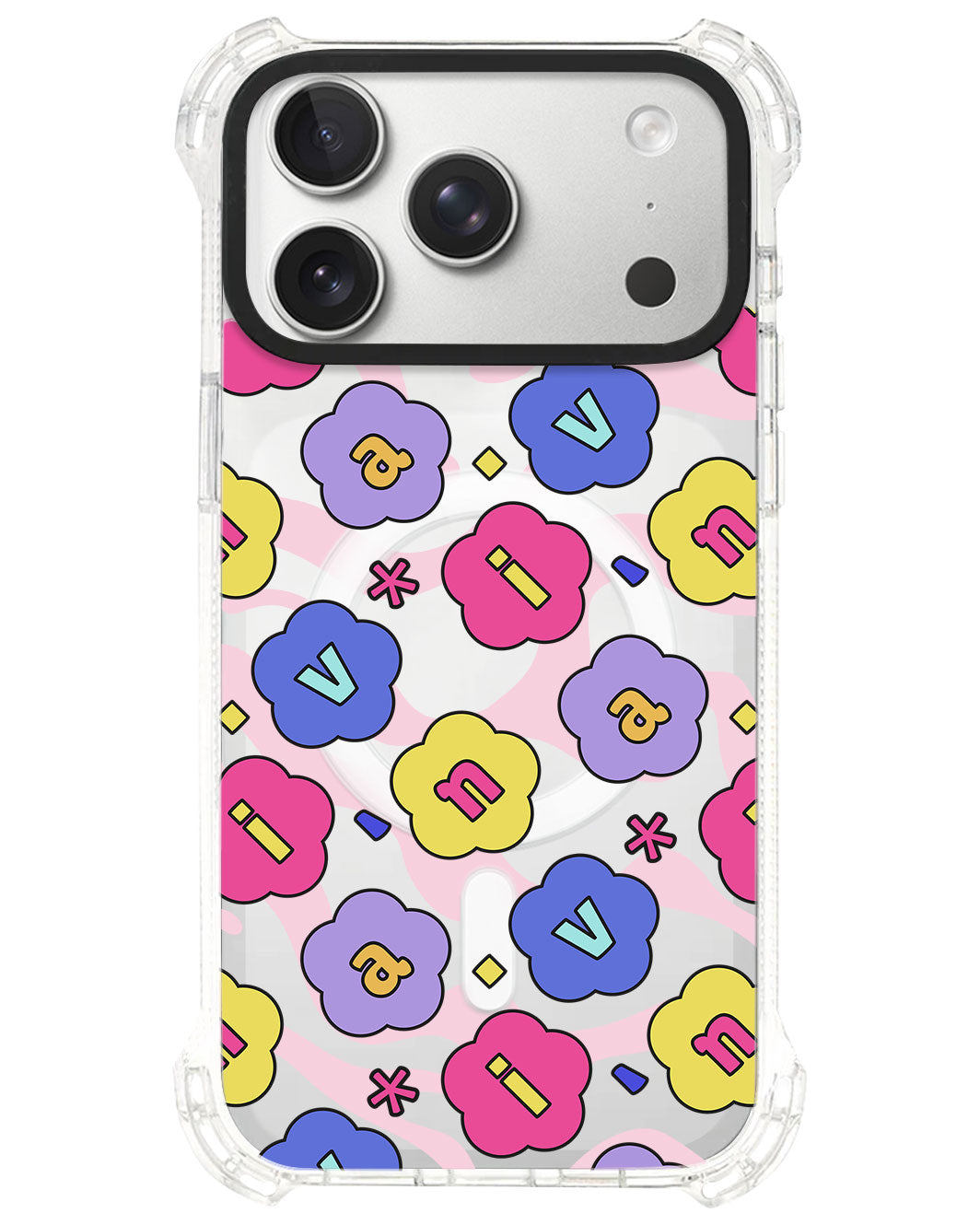 iPhone Rearguard UltimateS⁴ - CUSTOM MONOGRAM 3.0 Flower Petals 2.0