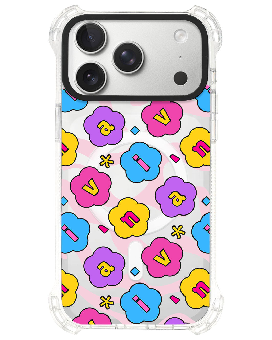 iPhone Ultimate Model-S⁴ - CUSTOM MONOGRAM 3.0 Flower Petals 4.0