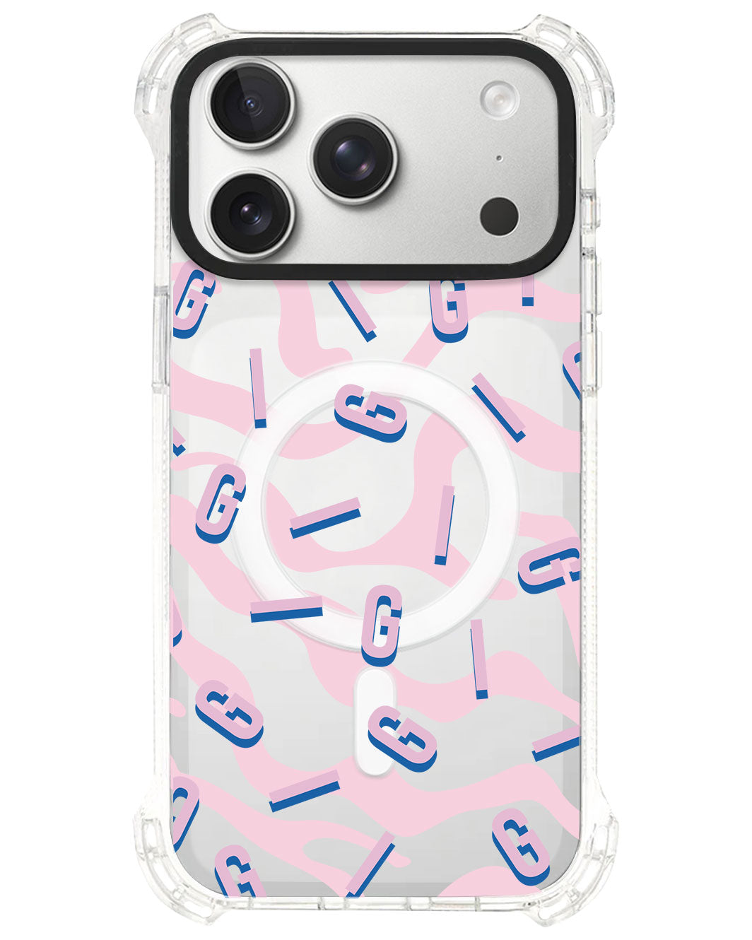 iPhone Rearguard UltimateS⁴ - CUSTOM MONOGRAM 1.0 Cotton Candy