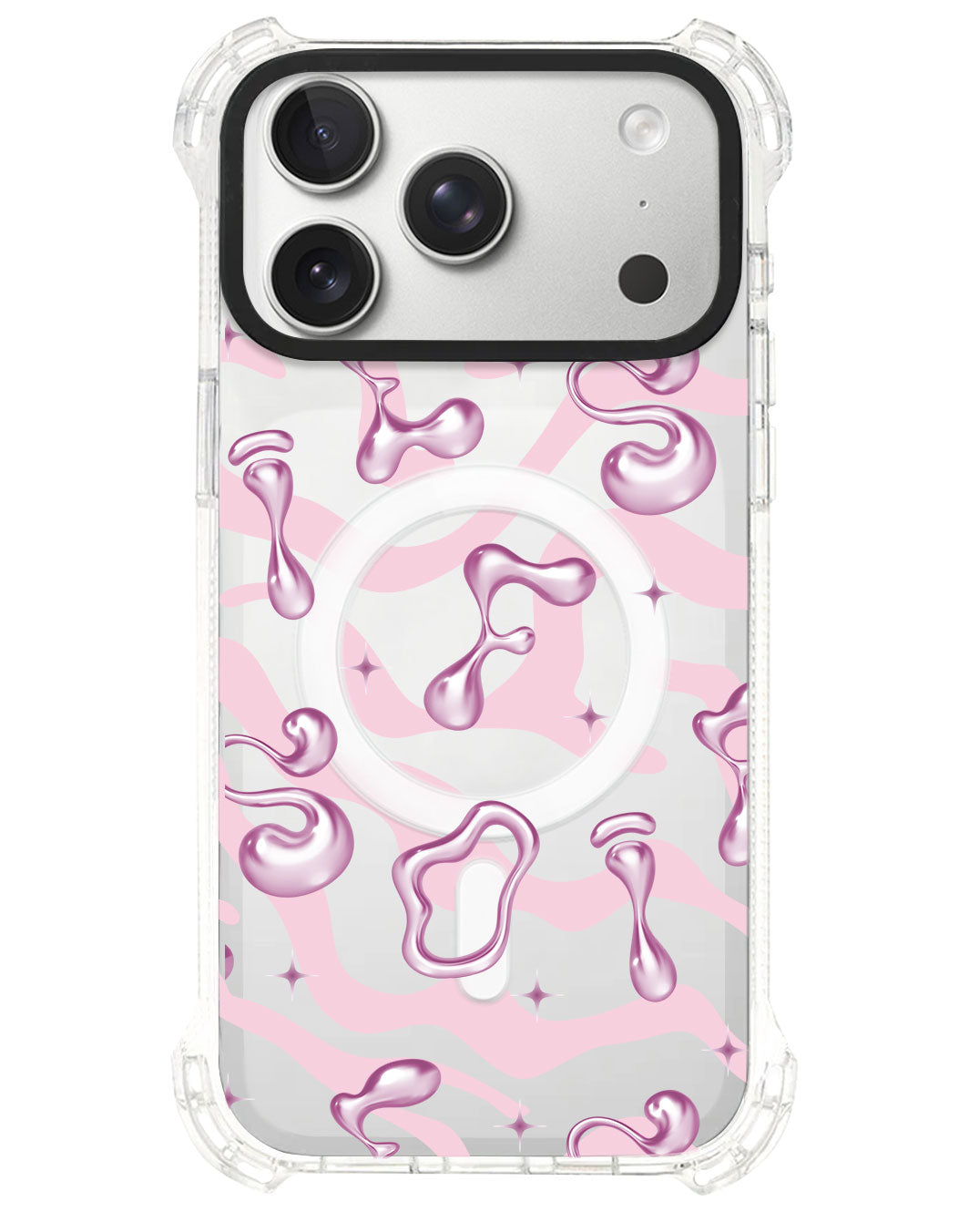 iPhone Rearguard UltimateS⁴ - Pink Chrome Monogram