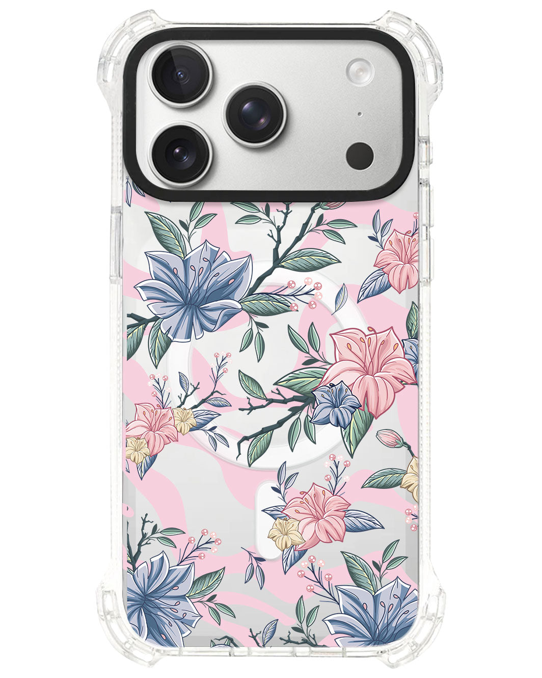 iPhone Rearguard UltimateS⁴ - Pink & Blue Floral