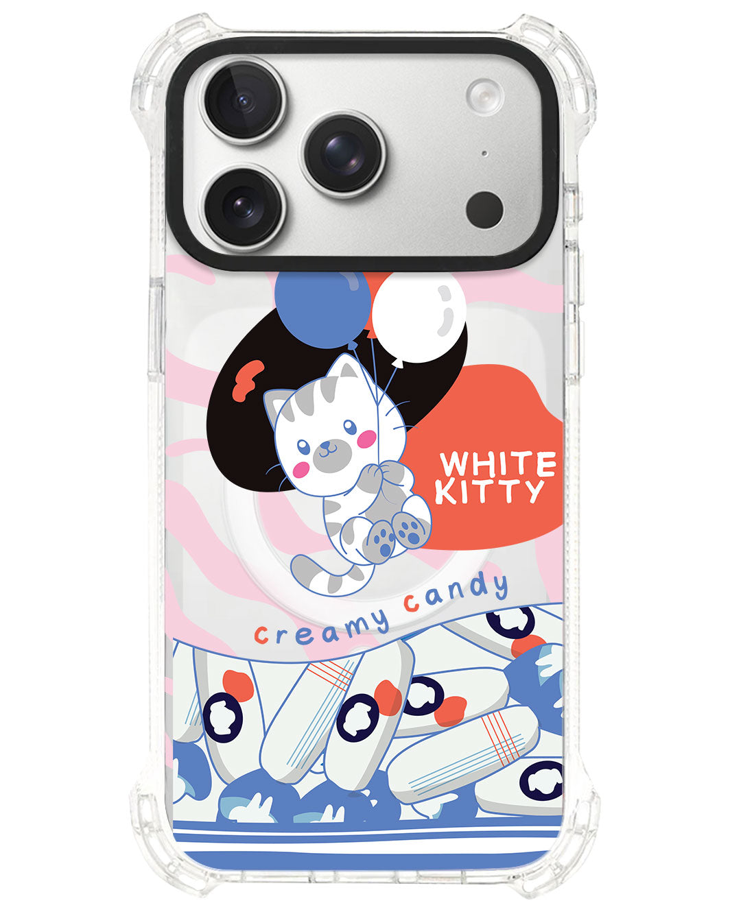 iPhone Rearguard UltimateS⁴ - White Kitty