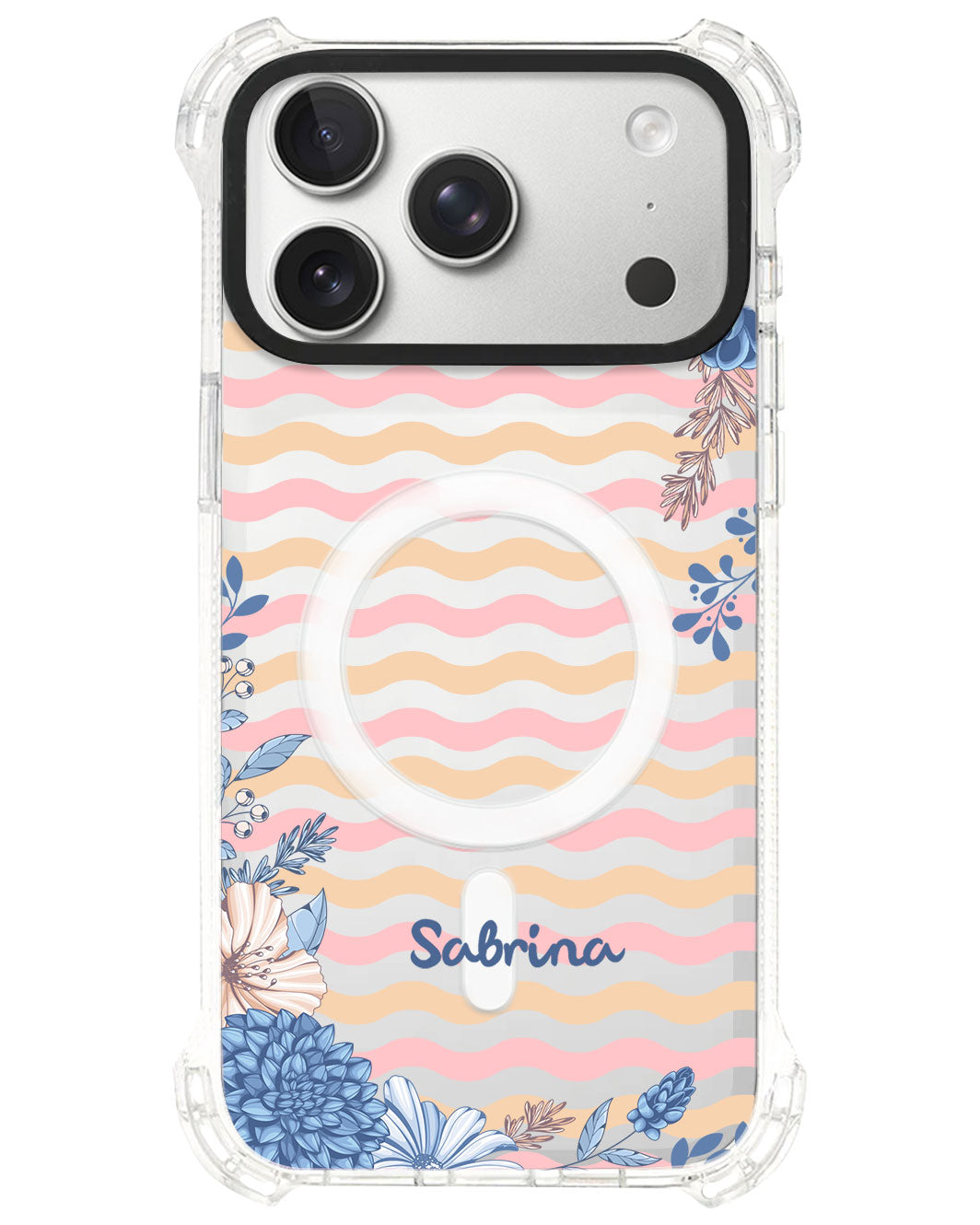 iPhone Rearguard UltimateS⁴ - Blue Florals