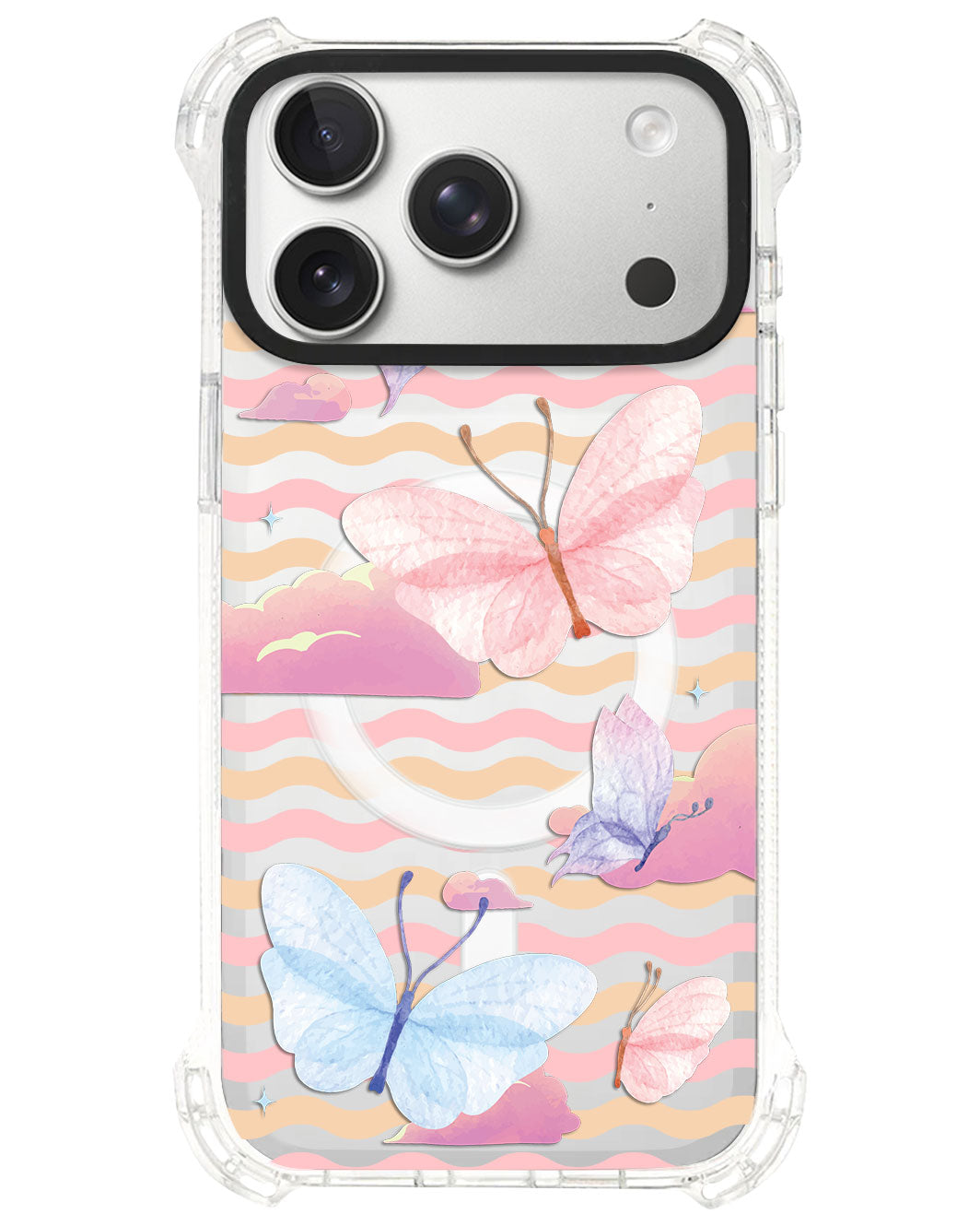 iPhone Rearguard UltimateS⁴ - Butterfly & Clouds
