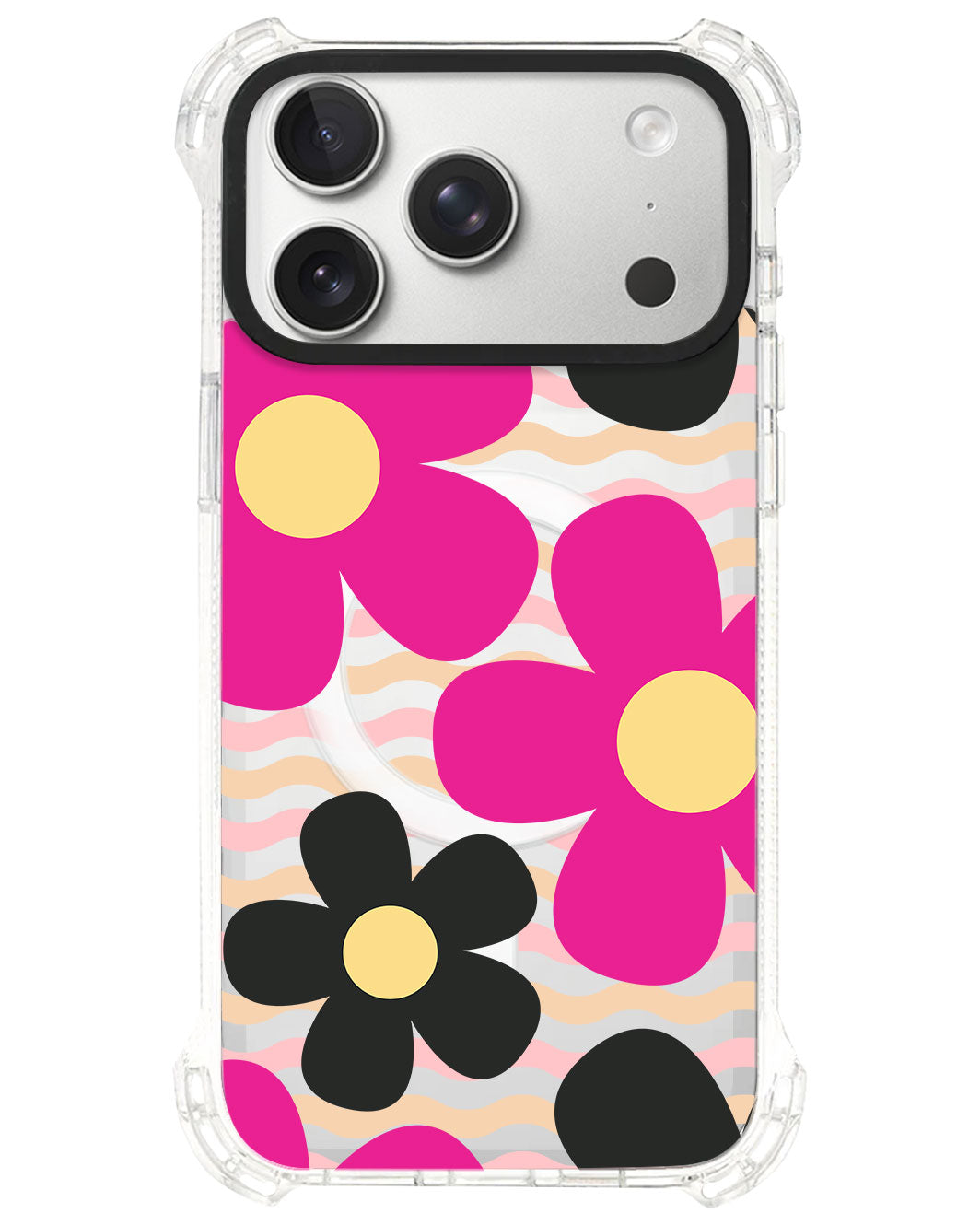 iPhone Rearguard UltimateS⁴ - Daisy Hot Pink