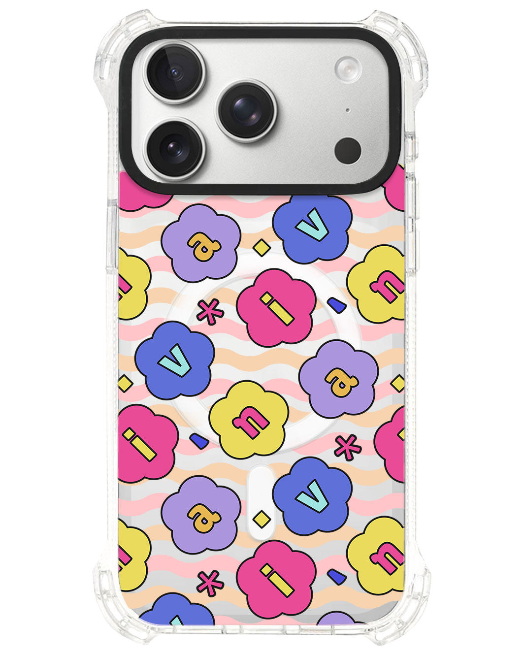 iPhone Rearguard UltimateS⁴ - CUSTOM MONOGRAM 3.0 Flower Petals 2.0