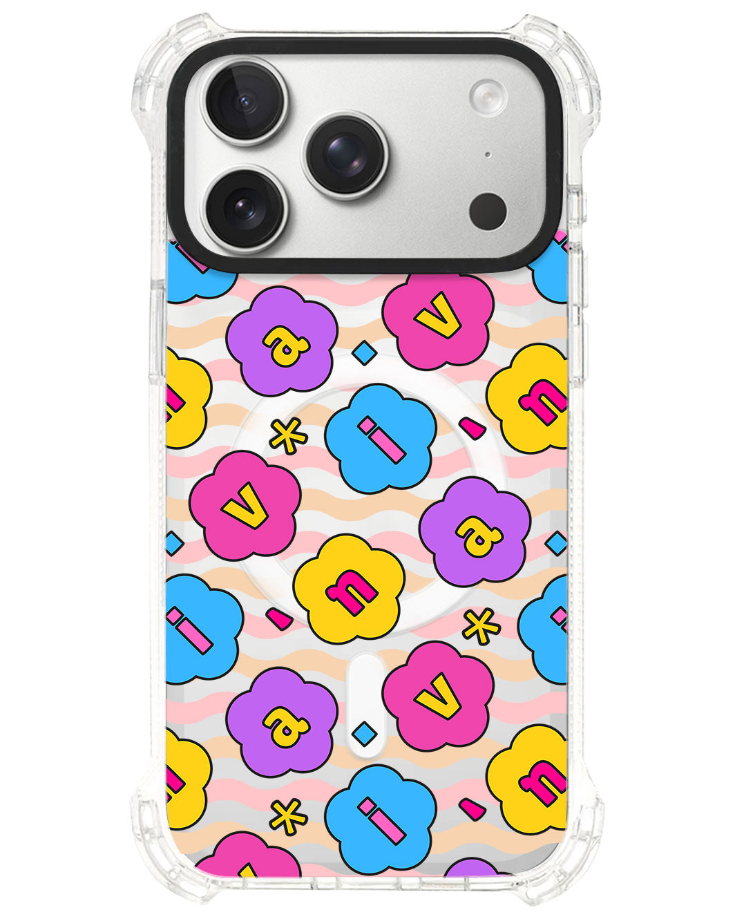 iPhone Rearguard UltimateS⁴ - CUSTOM MONOGRAM 3.0 Flower Petals 4.0