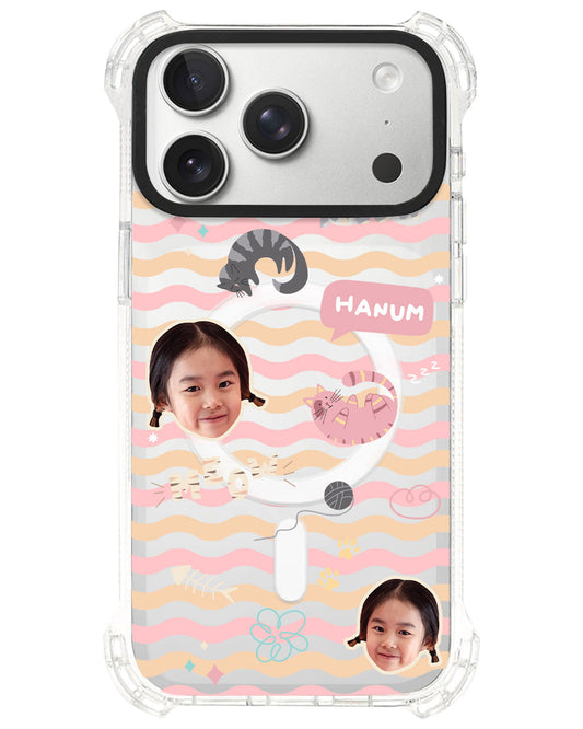 iPhone Rearguard UltimateS⁴ - Face Grid Kitty