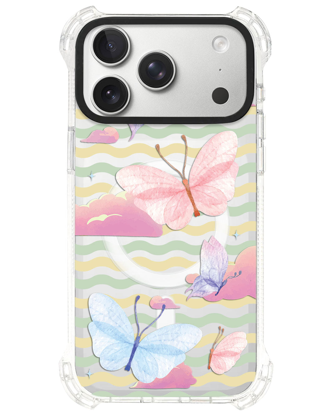iPhone Rearguard UltimateS⁴ - Butterfly & Clouds