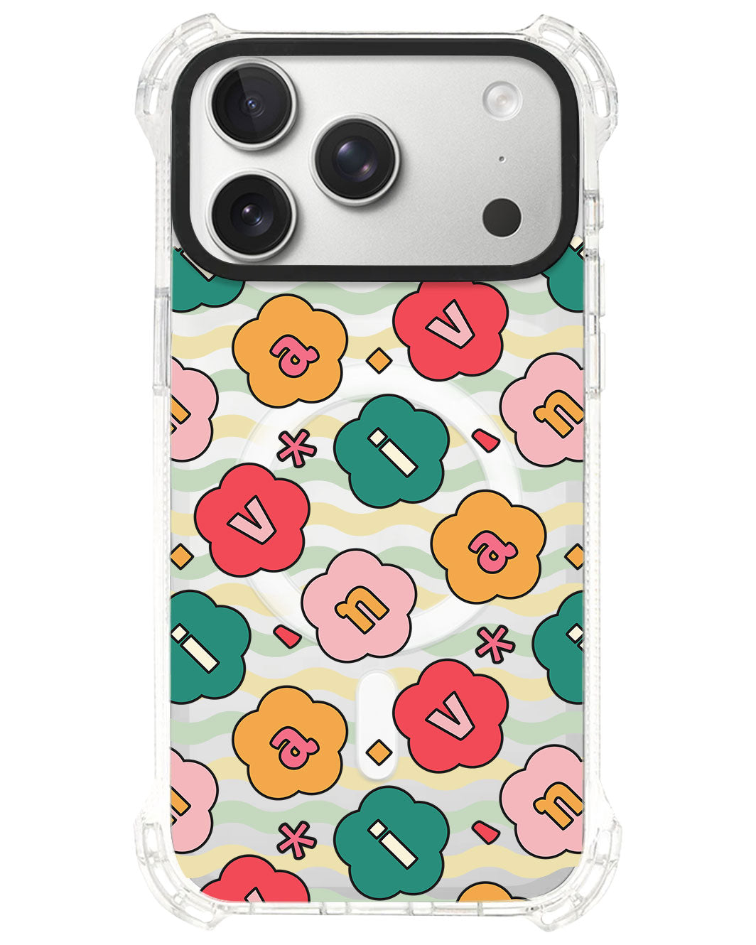 iPhone Rearguard UltimateS⁴ - CUSTOM MONOGRAM 3.0 Flower Petals 3.0