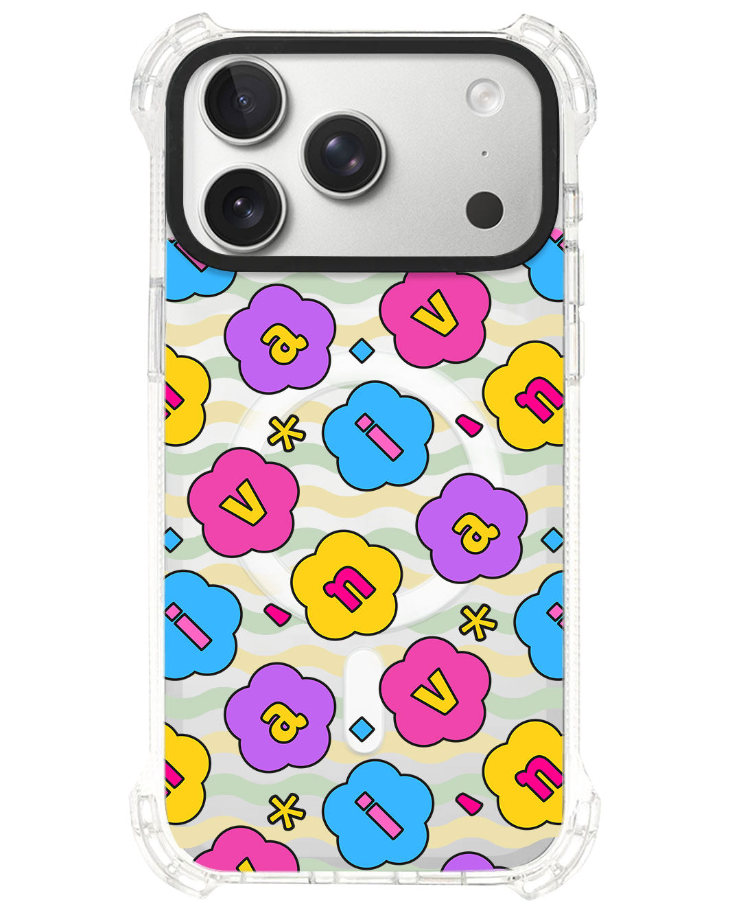 iPhone Rearguard UltimateS⁴ - CUSTOM MONOGRAM 3.0 Flower Petals 4.0