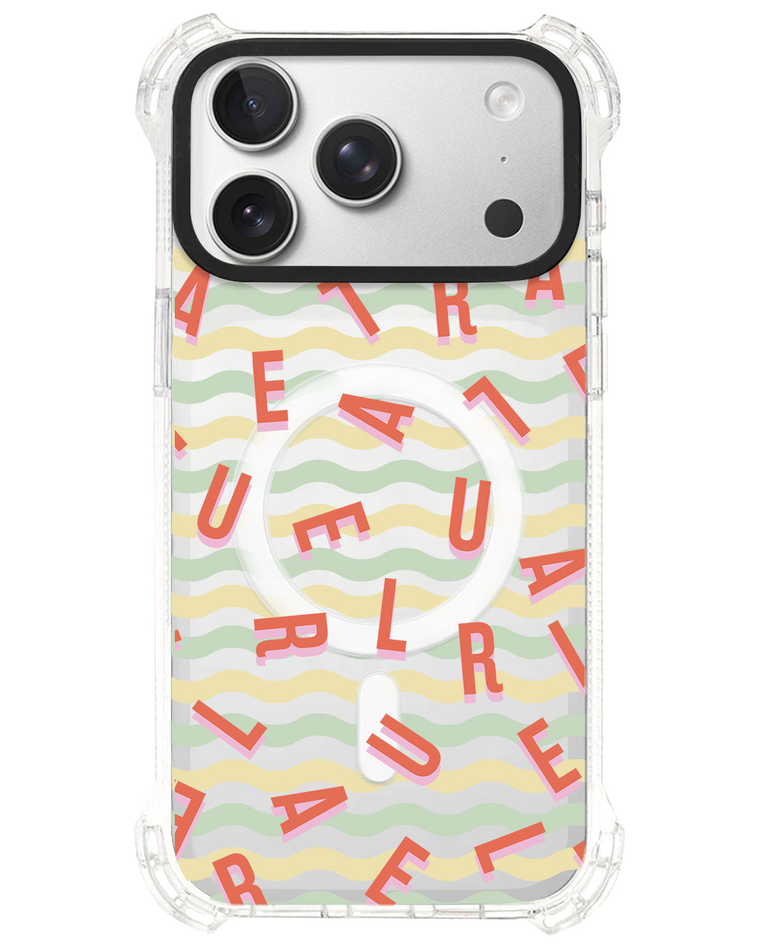 iPhone Rearguard UltimateS⁴ - CUSTOM MONOGRAM 1.0 Coral