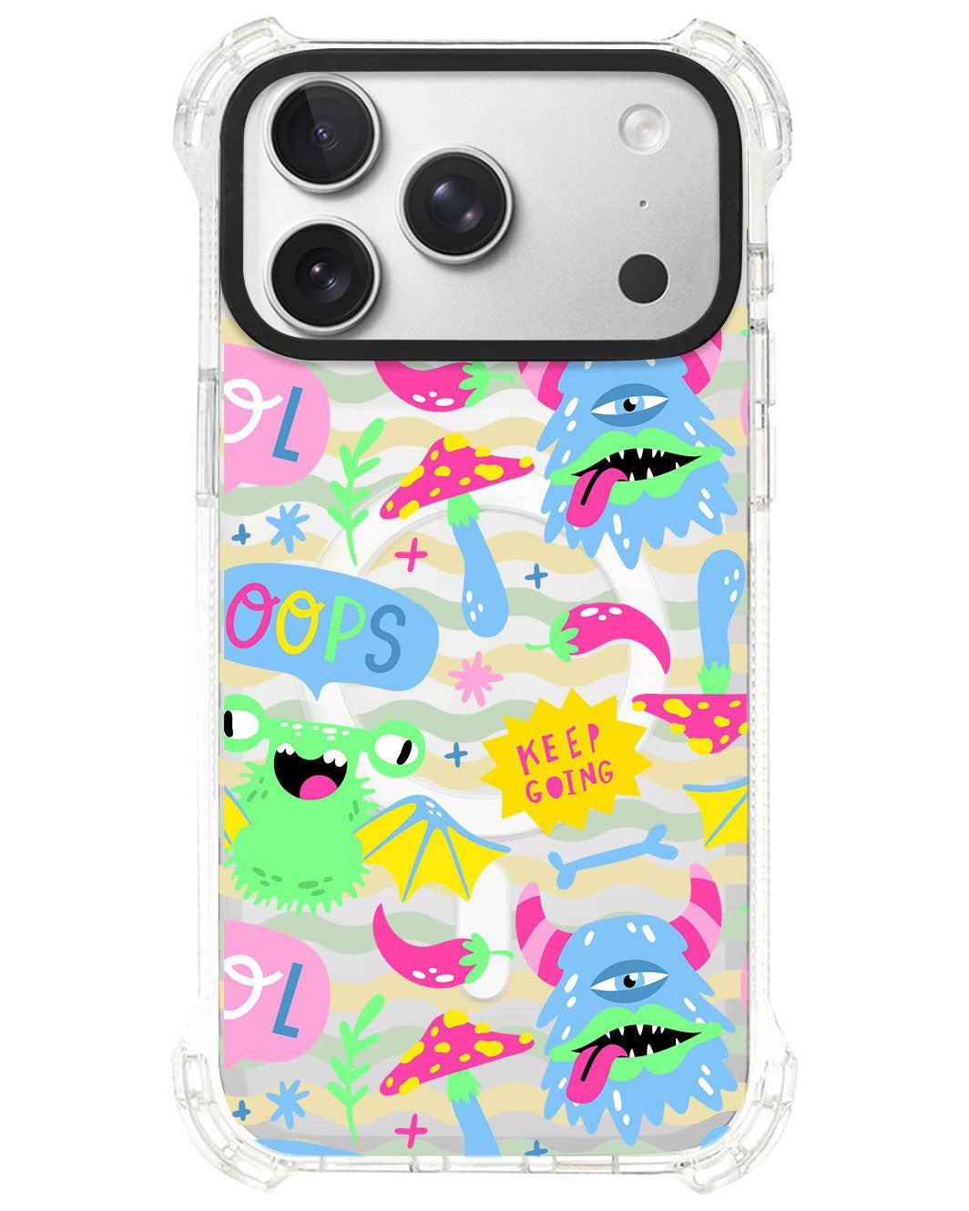 iPhone Rearguard UltimateS⁴ - Monster Say Keep Going