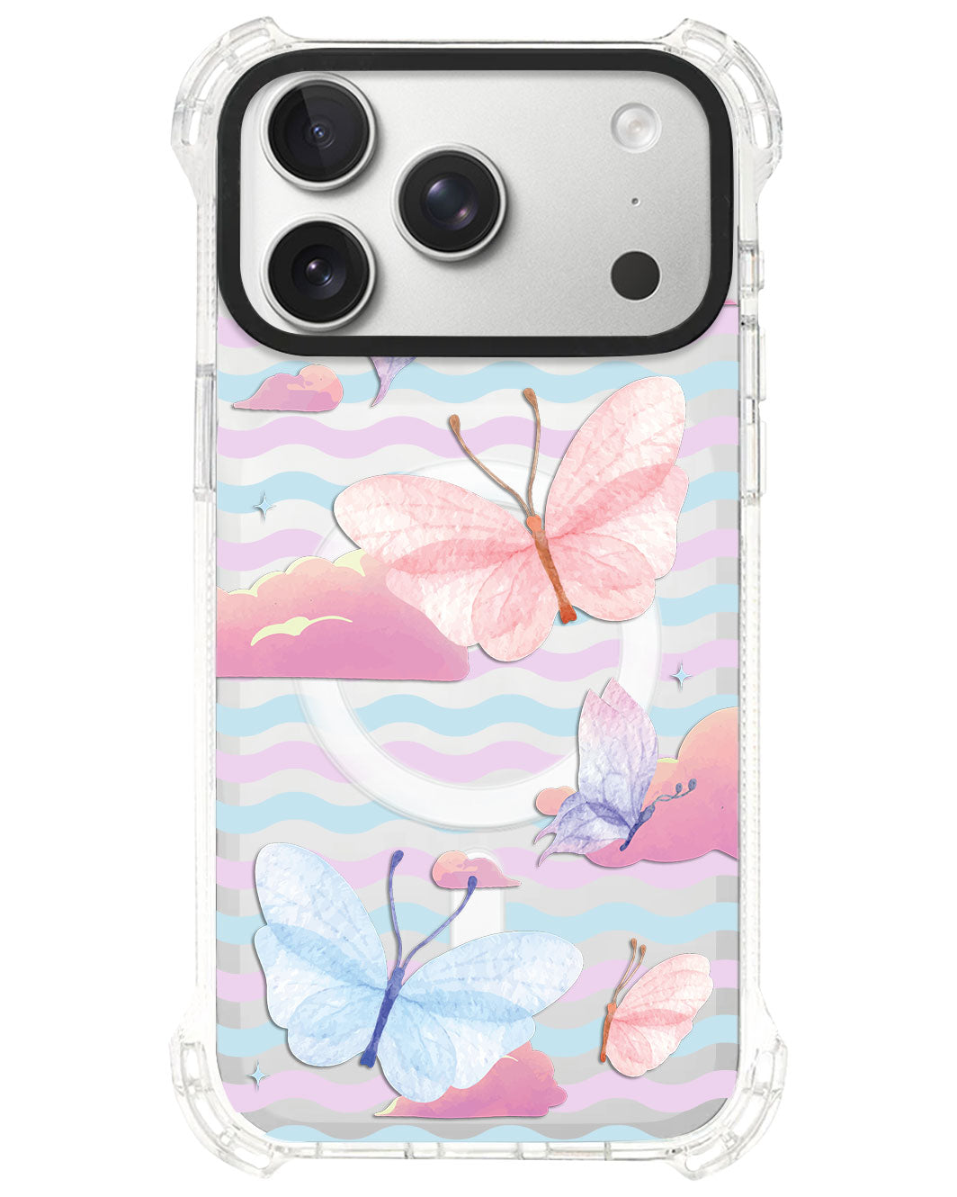 iPhone Rearguard UltimateS⁴ - Butterfly & Clouds