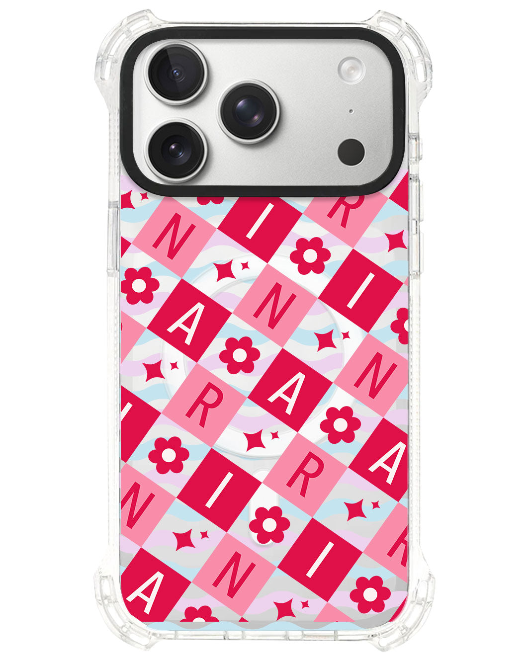 iPhone Rearguard UltimateS⁴ - CUSTOM MONOGRAM 3.0 Flower Grid 1.0