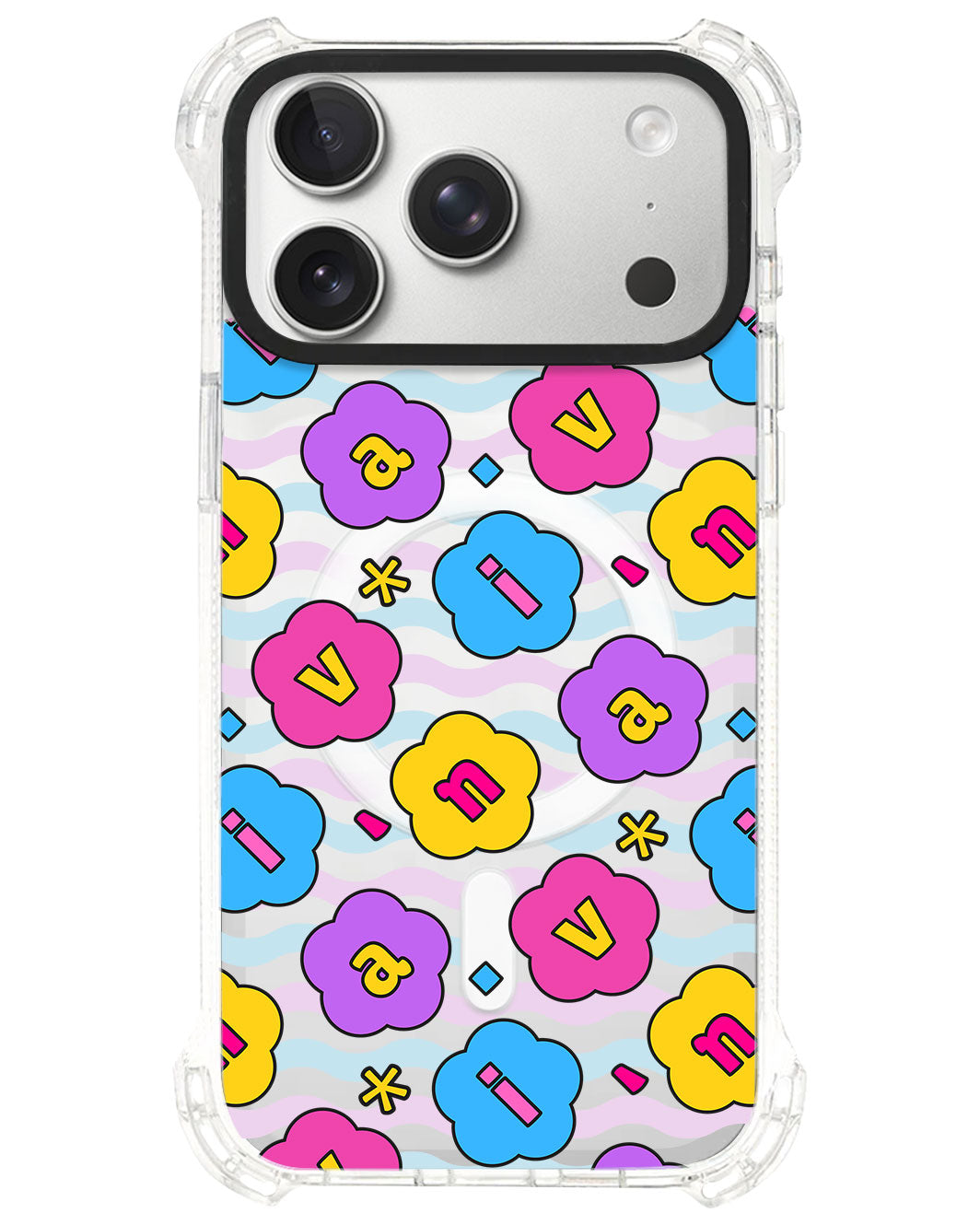 iPhone Ultimate Model-S⁴ - CUSTOM MONOGRAM 3.0 Flower Petals 4.0