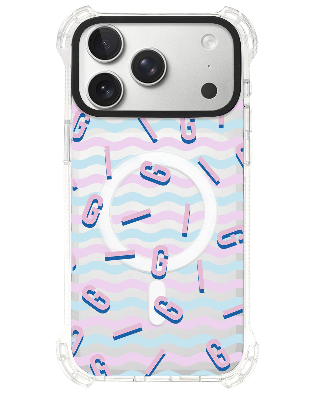 iPhone Rearguard UltimateS⁴ - CUSTOM MONOGRAM 1.0 Cotton Candy