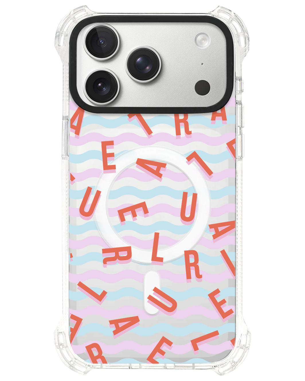 iPhone Rearguard UltimateS⁴ - CUSTOM MONOGRAM 1.0 Coral