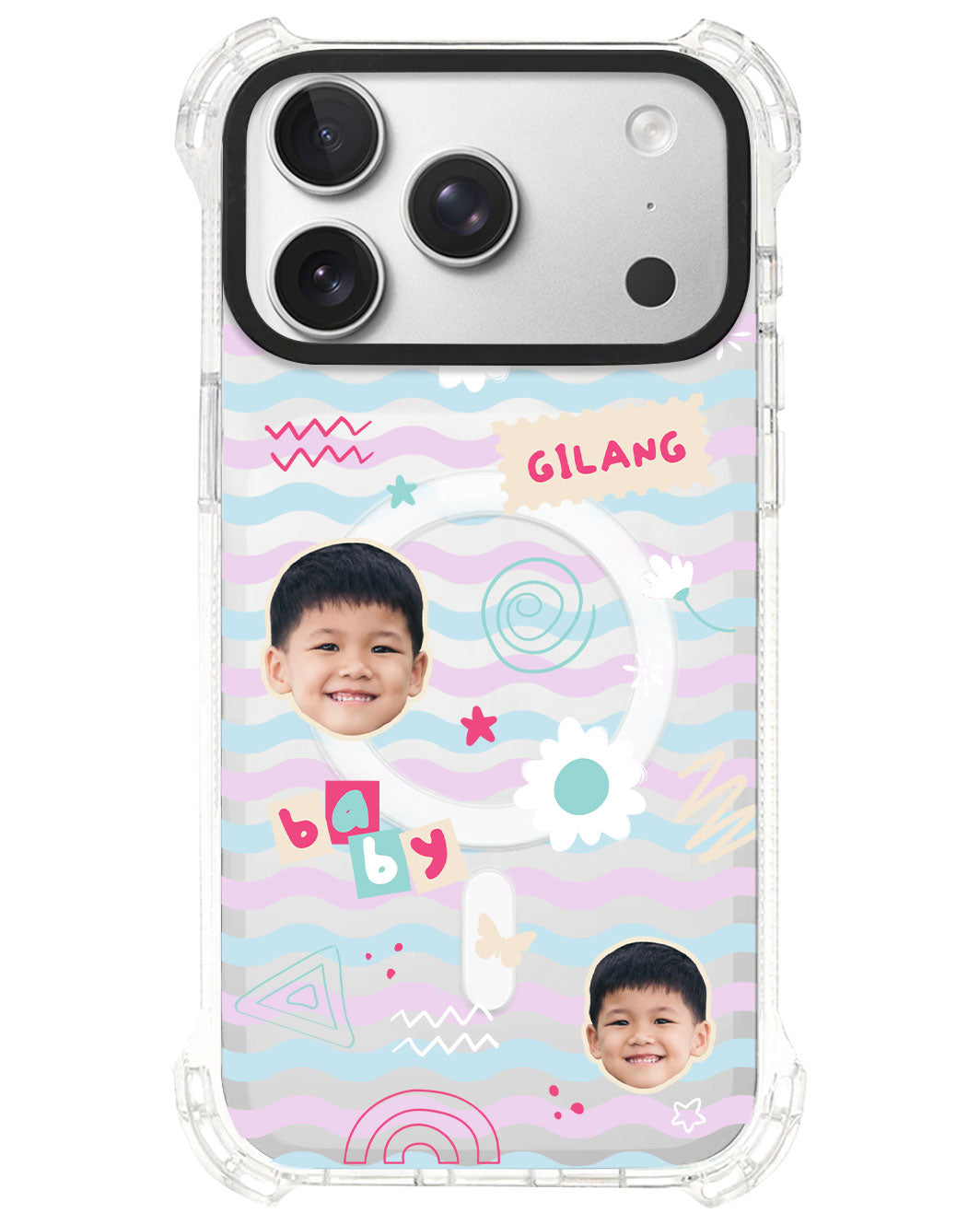 iPhone Rearguard UltimateS⁴ - Face Grid Abstract