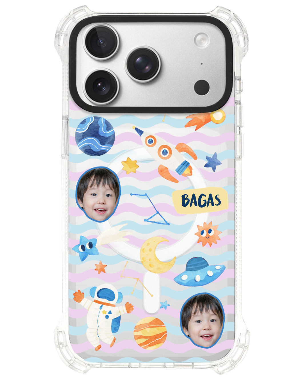 iPhone Rearguard UltimateS⁴ - Face Grid Astronaut