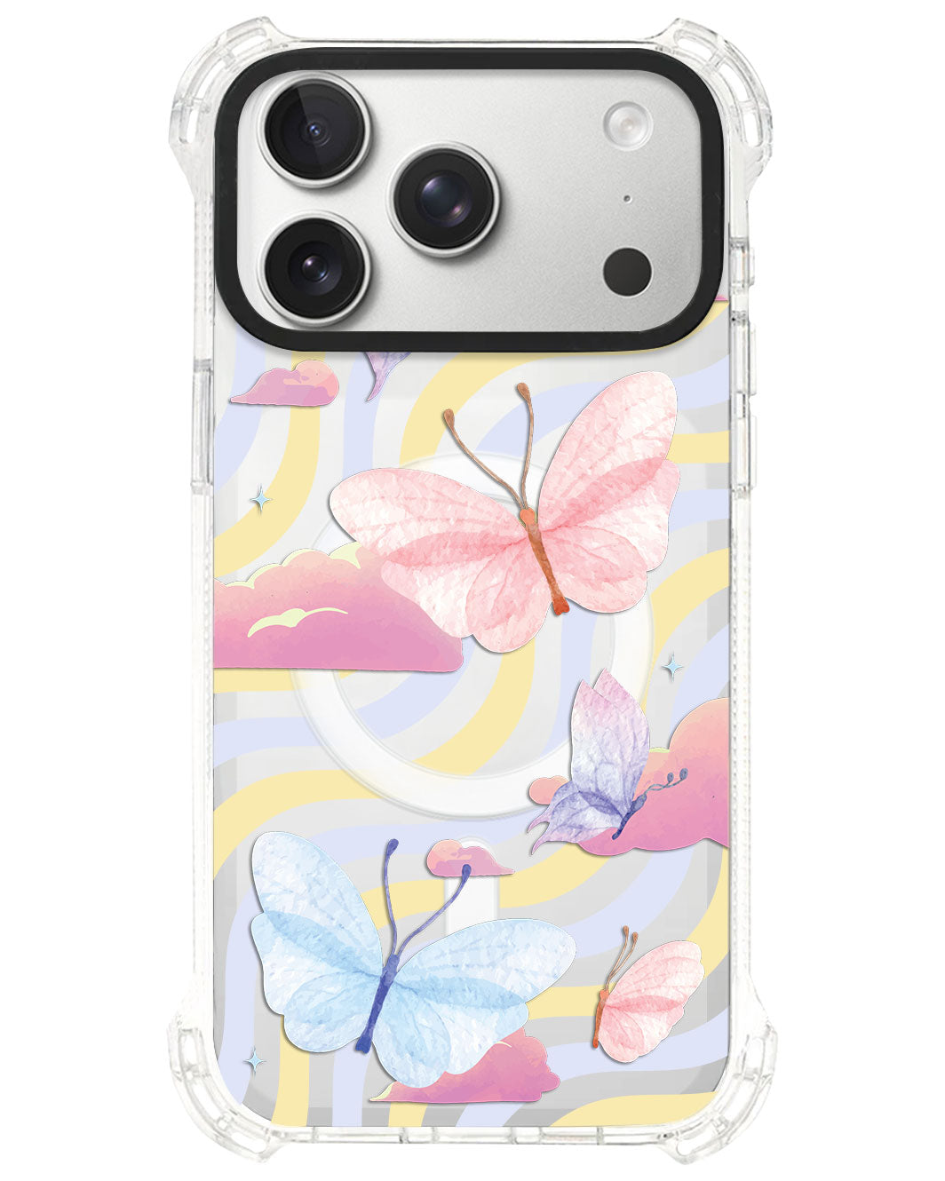 iPhone Rearguard UltimateS⁴ - Butterfly & Clouds