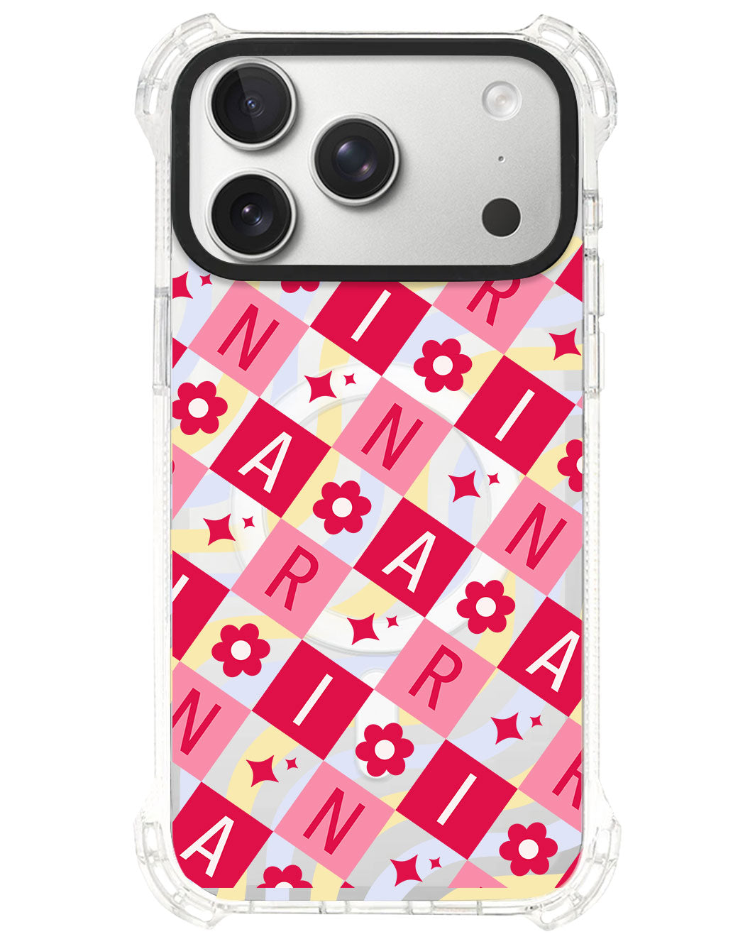 iPhone Rearguard UltimateS⁴ - CUSTOM MONOGRAM 3.0 Flower Grid 1.0