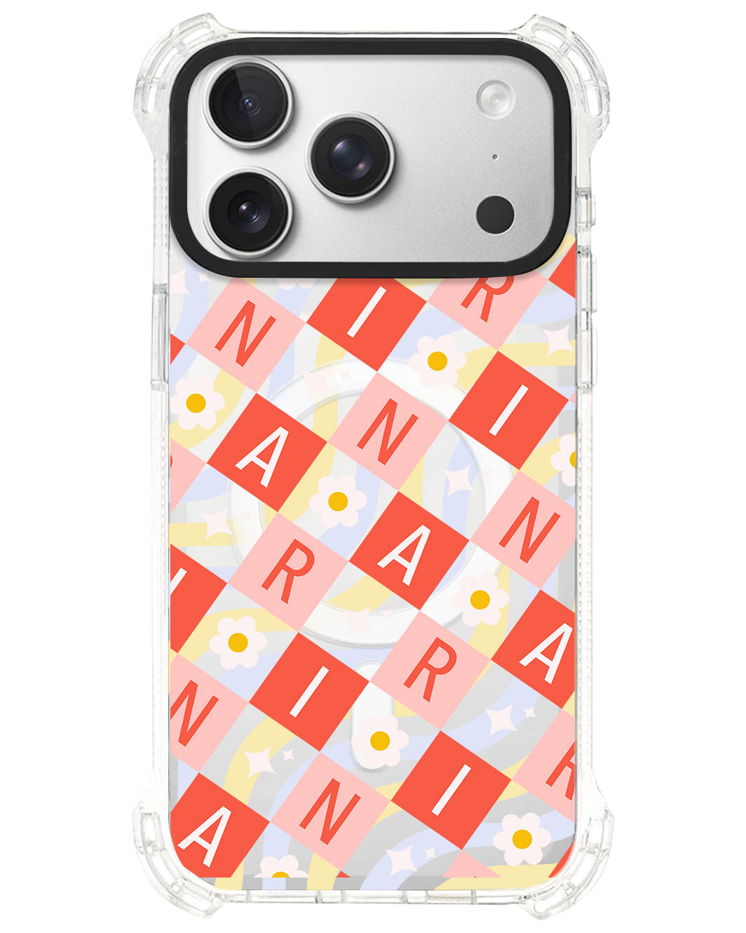 iPhone Rearguard UltimateS⁴ - CUSTOM MONOGRAM 3.0 Flower Grid 2.0