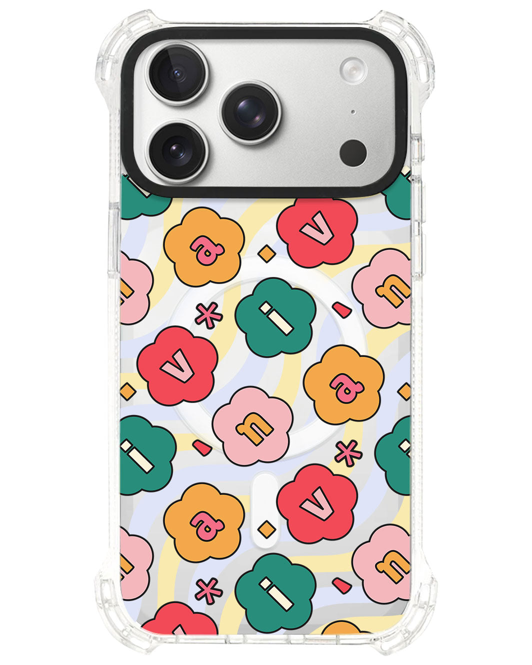 iPhone Rearguard UltimateS⁴ - CUSTOM MONOGRAM 3.0 Flower Petals 3.0