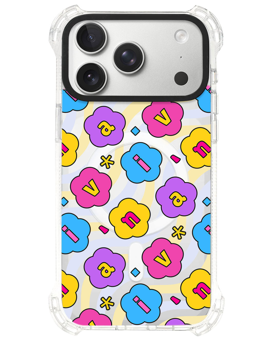 iPhone Ultimate Model-S⁴ - CUSTOM MONOGRAM 3.0 Flower Petals 4.0