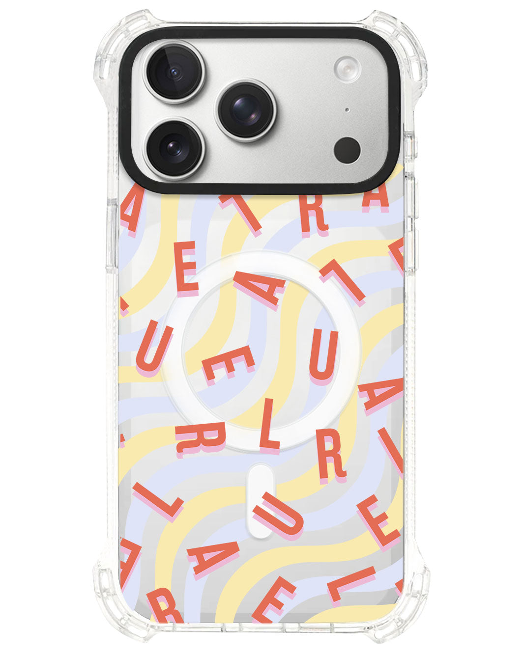 iPhone Rearguard UltimateS⁴ - CUSTOM MONOGRAM 1.0 Coral