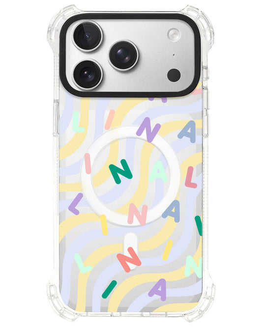 iPhone Rearguard UltimateS⁴ - CUSTOM MONOGRAM 2.0 Rainbow