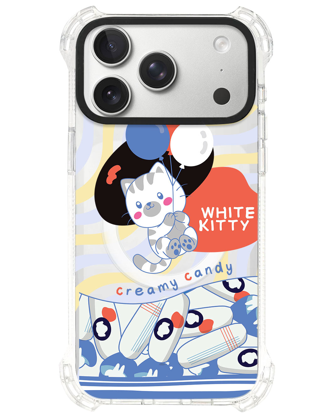 iPhone Rearguard UltimateS⁴ - White Kitty