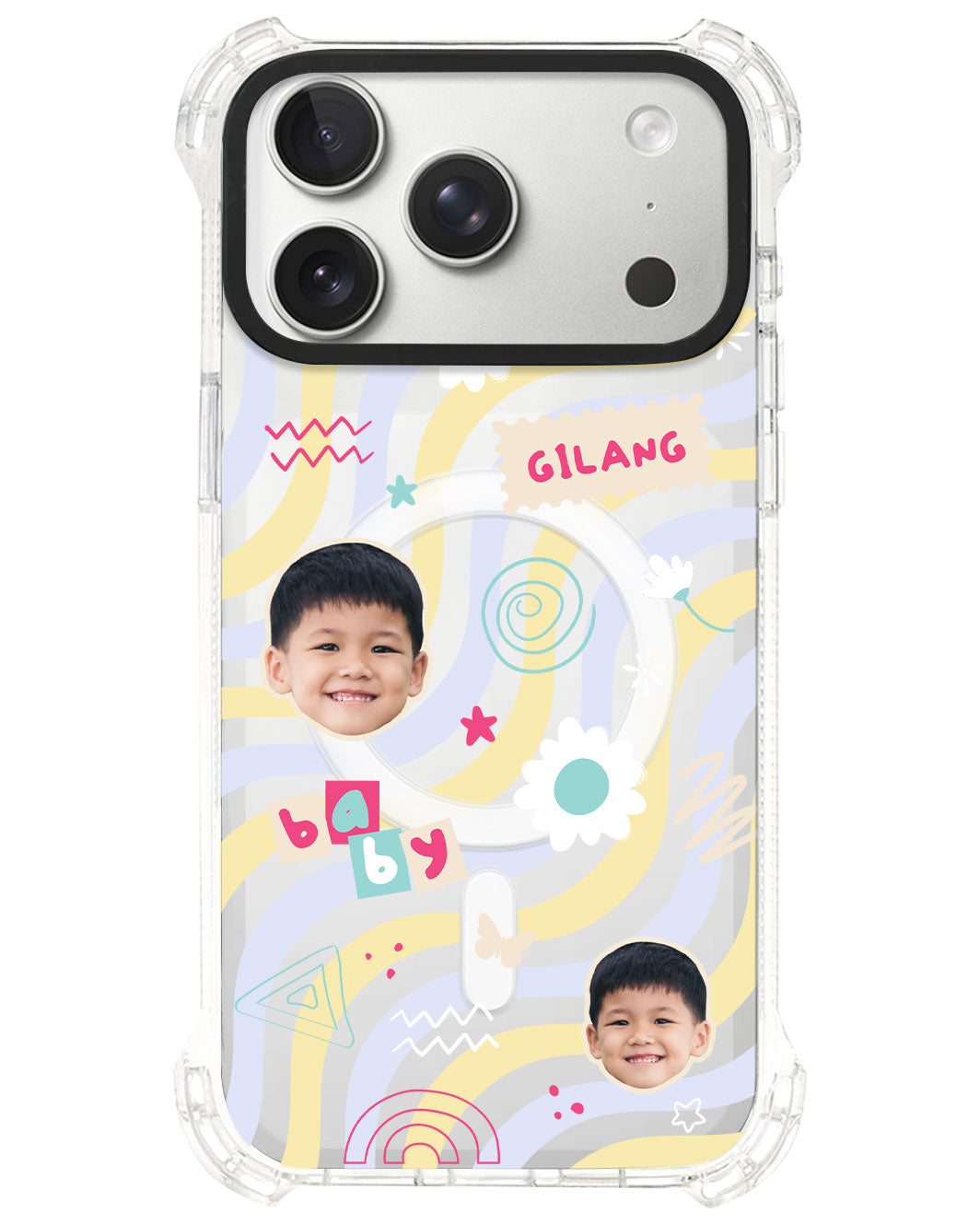 iPhone Rearguard UltimateS⁴ - Face Grid Abstract