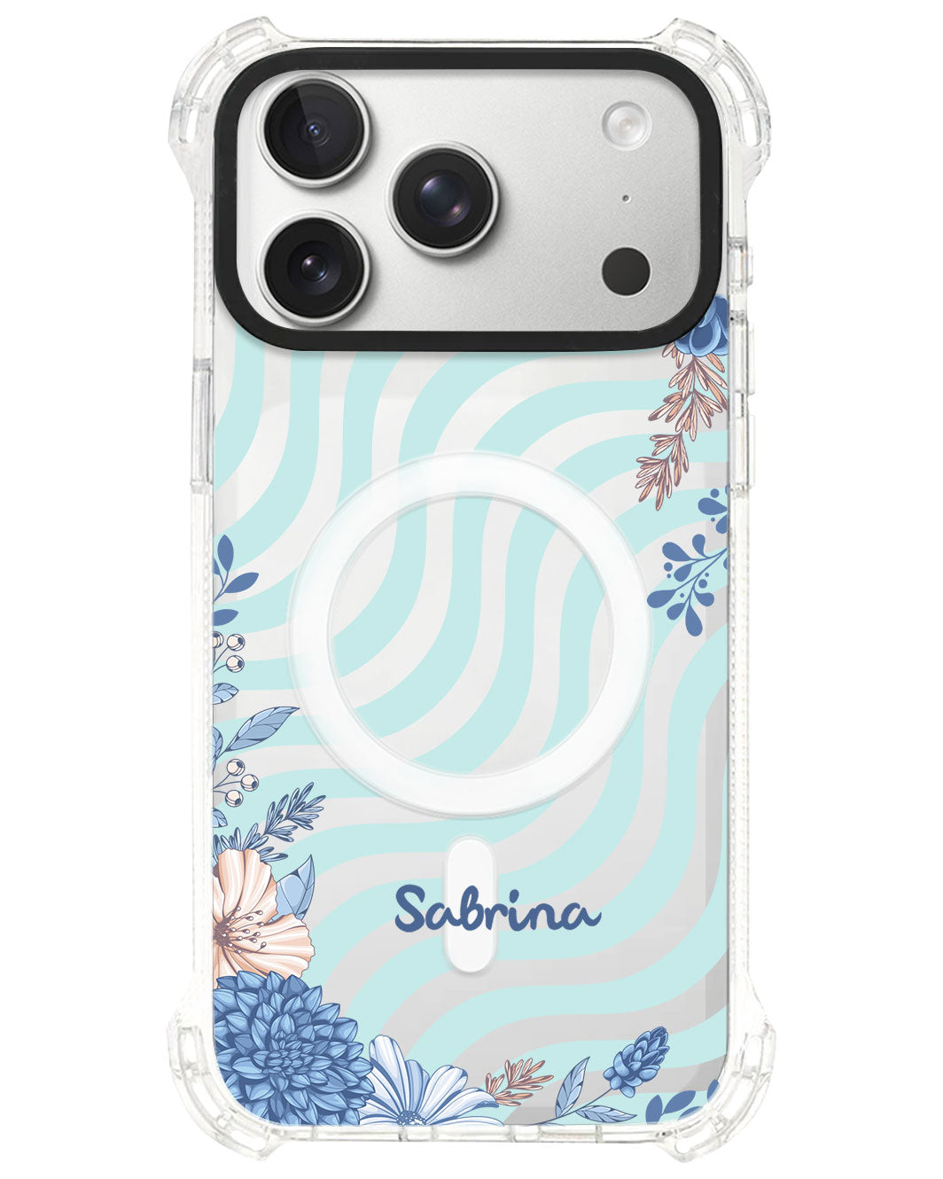 iPhone Ultimate Model-S⁴ - Blue Florals