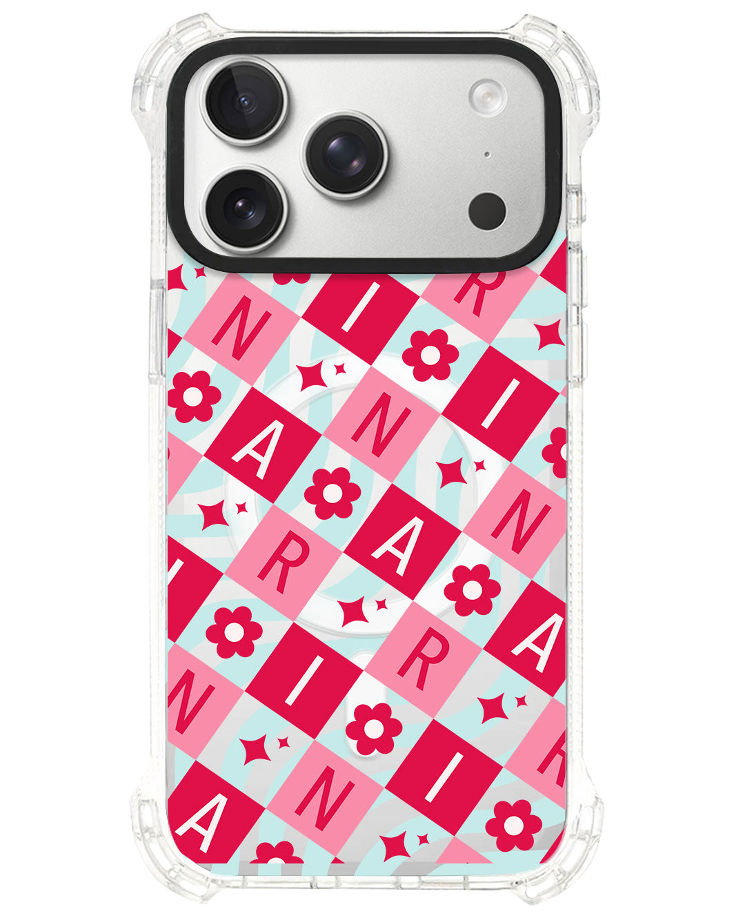 iPhone Rearguard UltimateS⁴ - CUSTOM MONOGRAM 3.0 Flower Grid 1.0