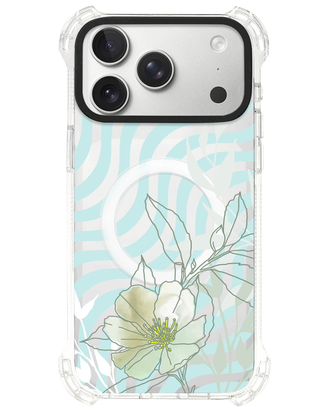 iPhone Rearguard UltimateS⁴ - Greenmint Lily