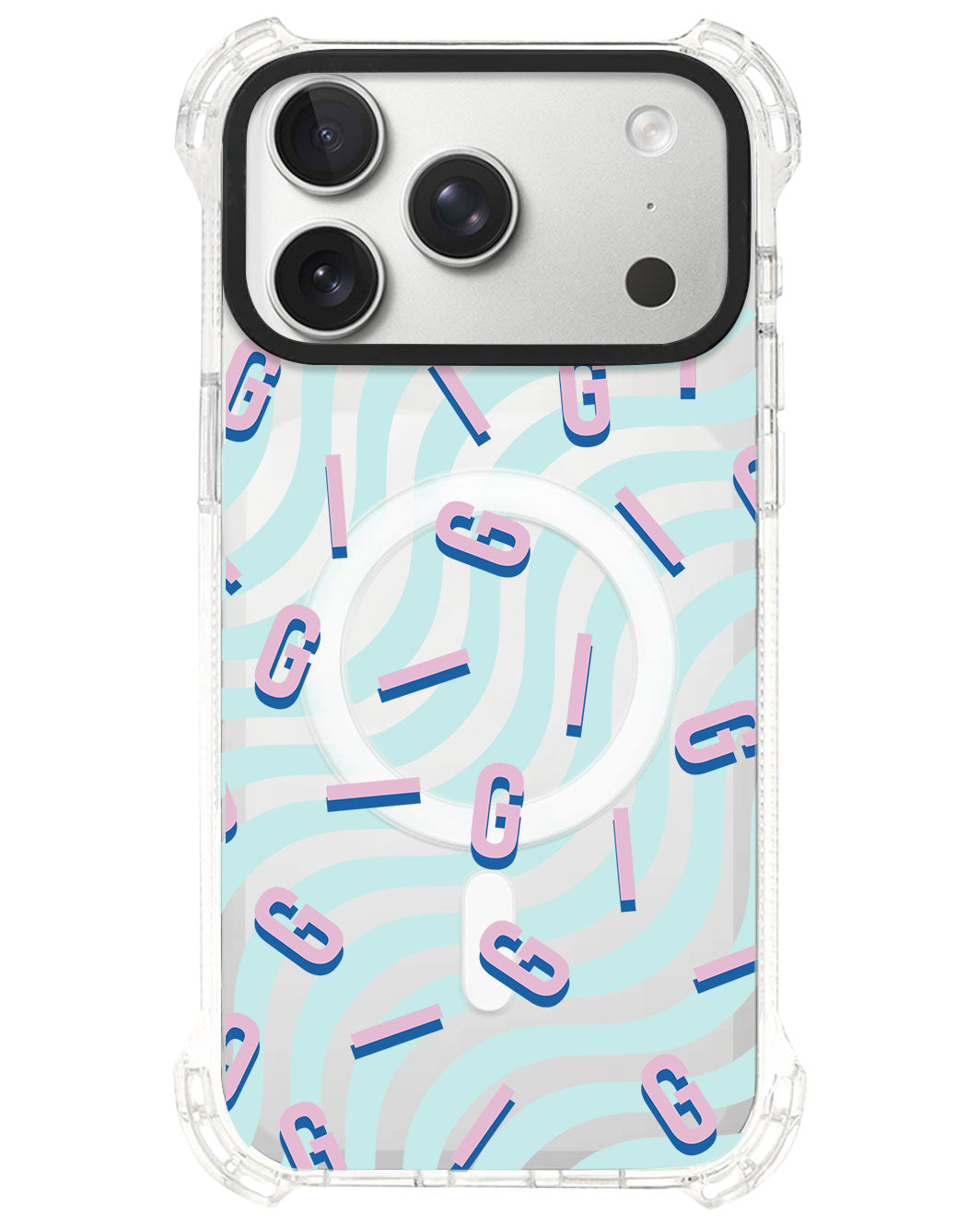 iPhone Rearguard UltimateS⁴ - CUSTOM MONOGRAM 1.0 Cotton Candy