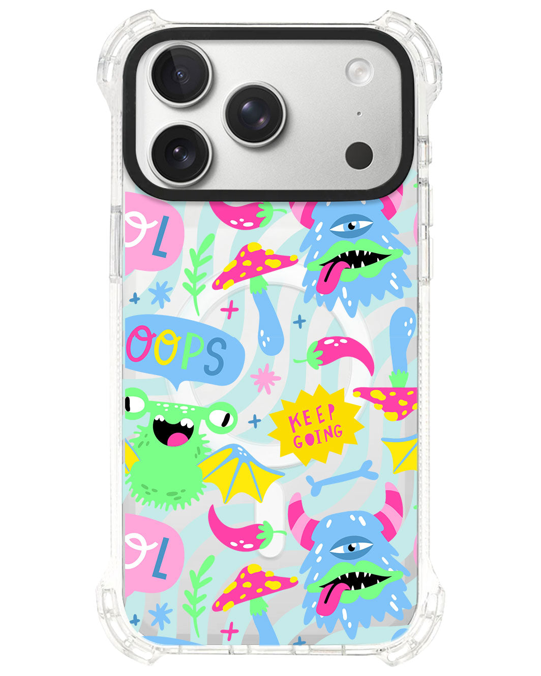 iPhone Rearguard UltimateS⁴ - Monster Say Keep Going