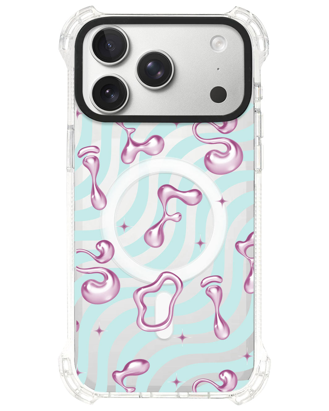 iPhone Rearguard UltimateS⁴ - Pink Chrome Monogram