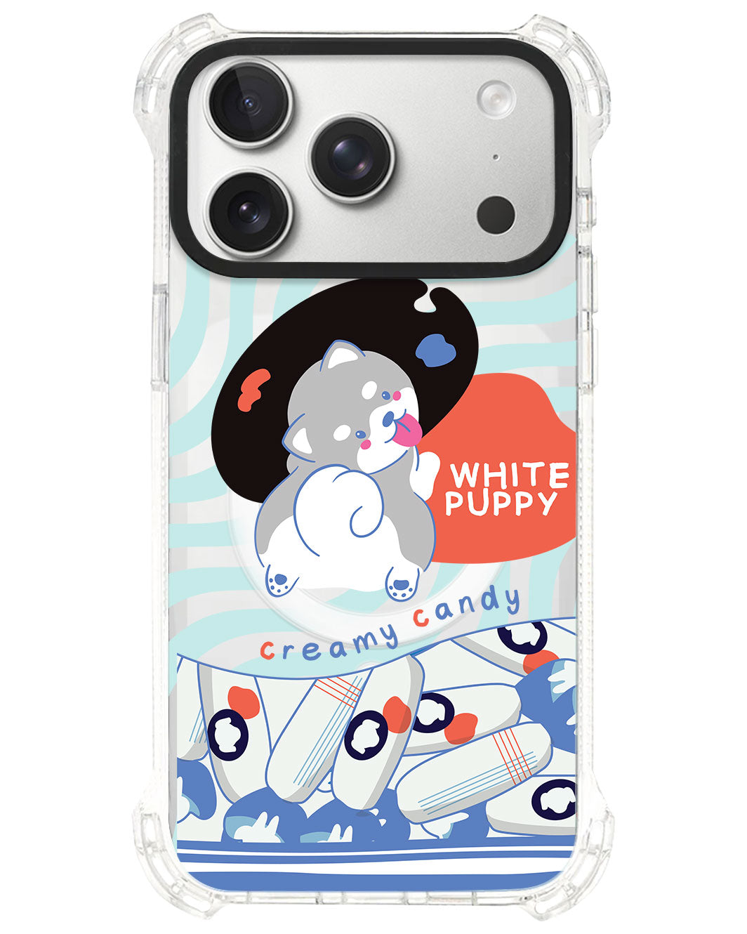 iPhone Rearguard UltimateS⁴ - White Puppy
