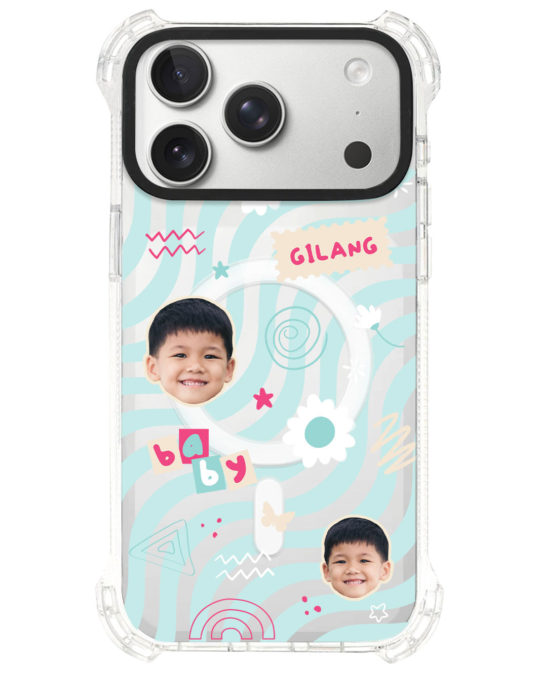 iPhone Rearguard UltimateS⁴ - Face Grid Abstract