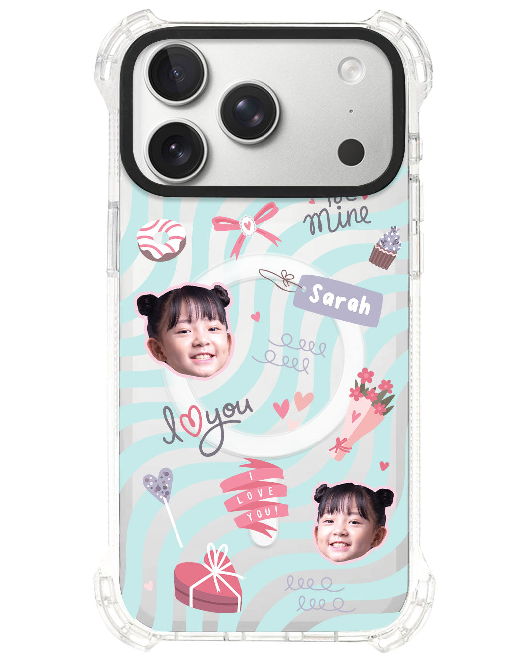 iPhone Rearguard UltimateS⁴ - Face Grid Lovely